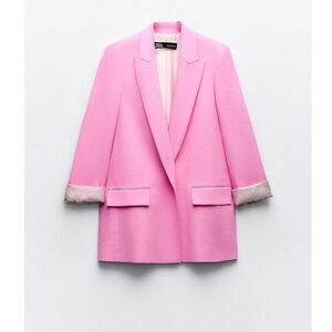 Zara Vibrant Pink Blazer for Women
